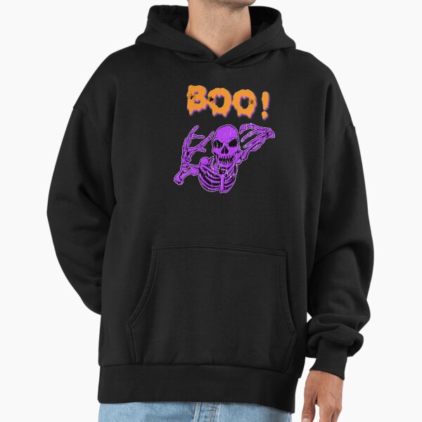 Boo! Creepy Skeleton Halloween Holiday T shirt Hoodie