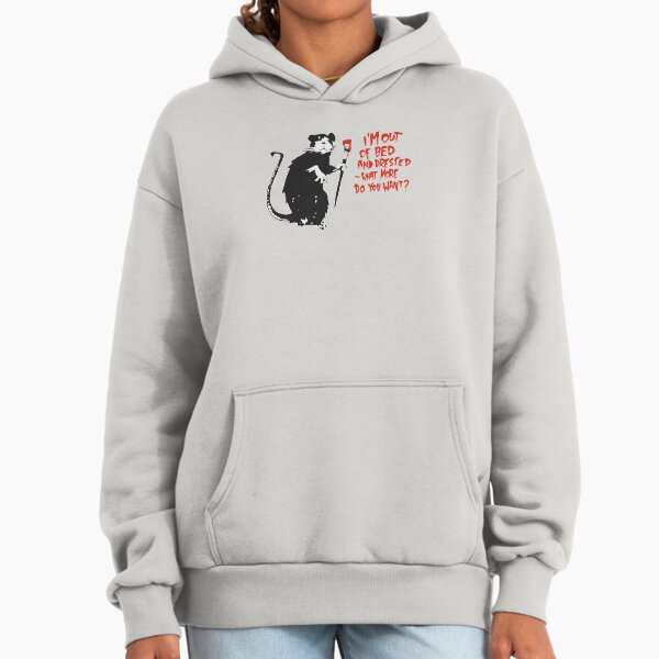 BANKSY | Out Of Bed Rat Hoodie