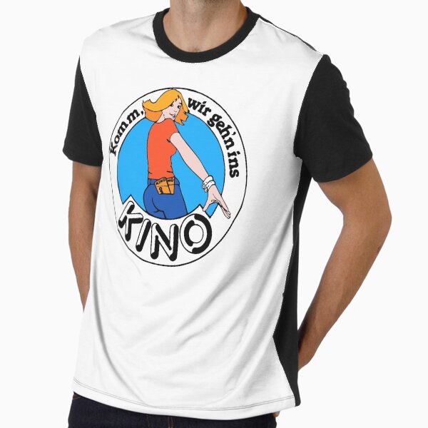 Come on, let's go to the movies Nostalgia Movies German Cinema Theatres Graphic T-Shirt