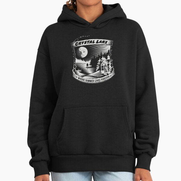 Camp Crystal Lake: Where Summer Lives Forever Hoodie