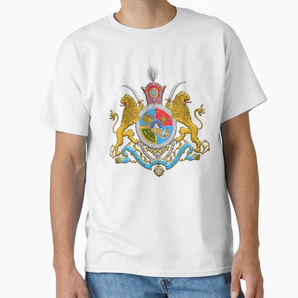 Iranian Imperial Coat of Arms of Iran Pahlavi Dynasty Imperial Coat of Arms of Iran Pahlavi Dynasty T-Shirt