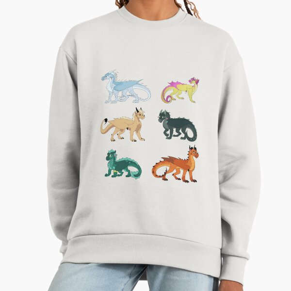 Wings of Fire - Jade Academy arc sticker set Sweatshirt