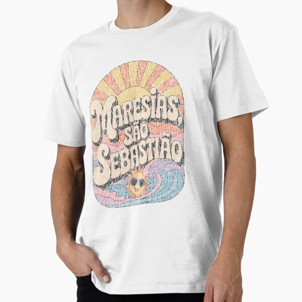 Maresias, São Sebastião , Brazil – Groovy vintage 70s Psychedelic Sun-Kissed Design Premium T-Shirt