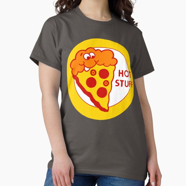 Hot Stuff! – Classic 80s Scratch-and-Sniff Sticker T-Shirt