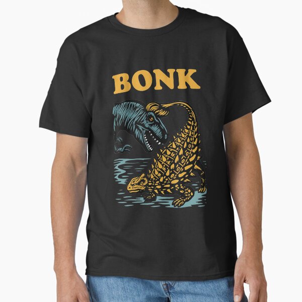 Funny Dinosaur Bonk Poster For Paleontology Fans, Gift For Dinosaur Lovers T-Shirt