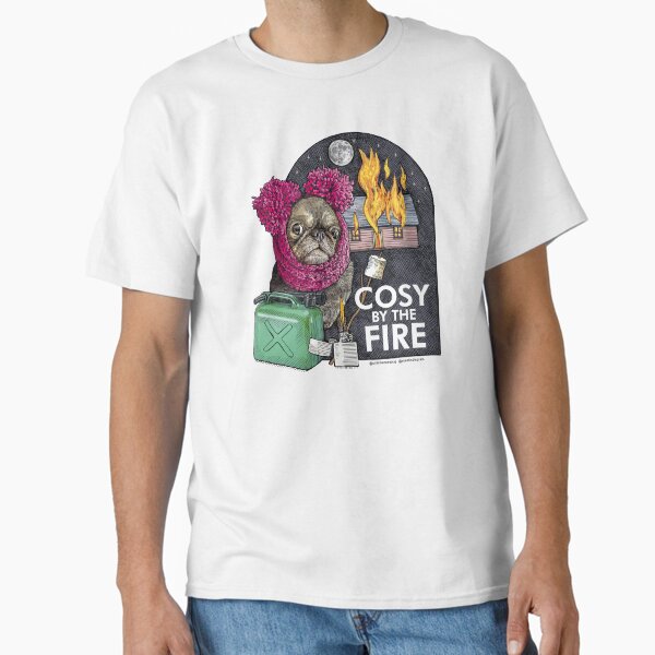 Cosy Chilli The Pug by Ros Ingram T-Shirt
