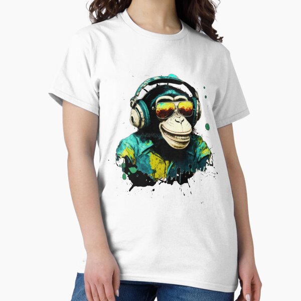 Graffiti Dj Monkey Business N.18 T-Shirt