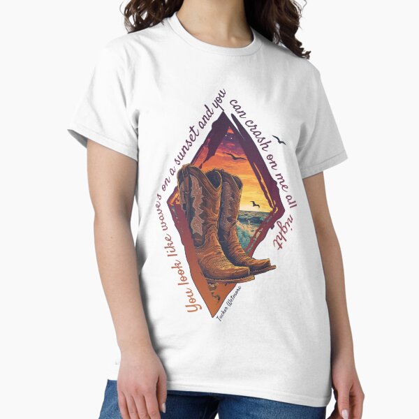 TUCKER WETMORE, waves on a sunset T-Shirt