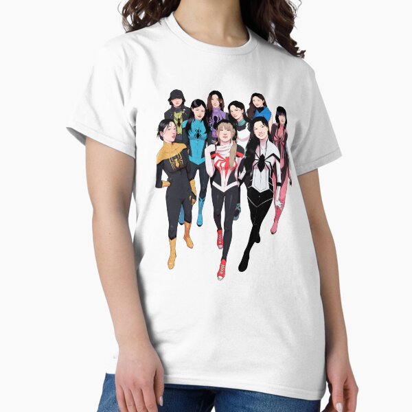Spider-TWICE group unmasked version T-Shirt