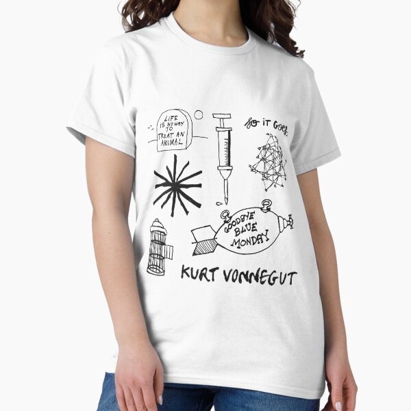 Ode to Vonnegut -- Pattern T-Shirt