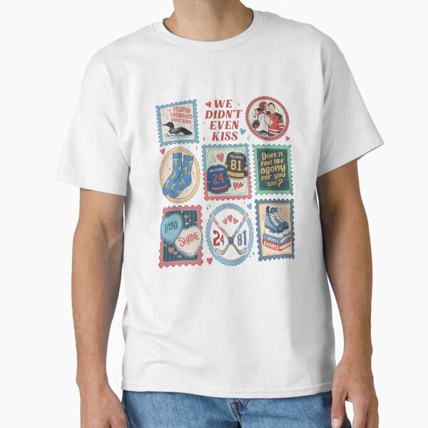 Heated Rivalry Connor & Ilya Hockey Romance Fan Hollander Rozanov Love T-Shirt
