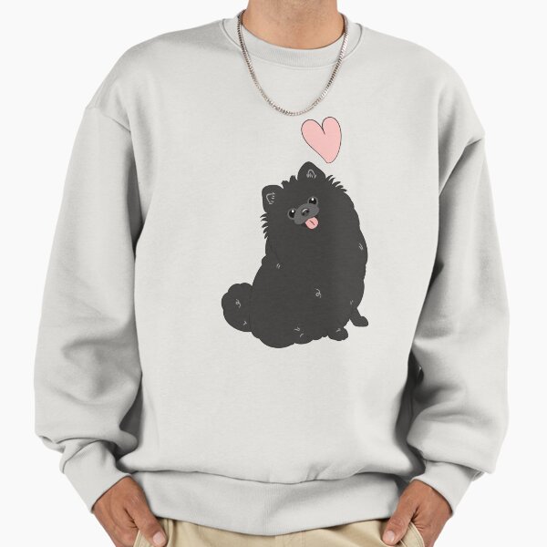 LOVE Black Pomeranian Sweatshirt