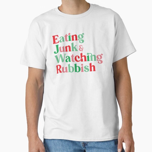 Eating Junk and Watching Rubbish Home Alone Xmas T-Shirt
