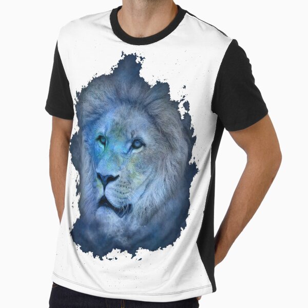Blue lion WoWWW!! Graphic T-Shirt