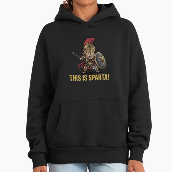 This is Sparta - Kawaii Spartan Warrior Greek Meme Hoodie