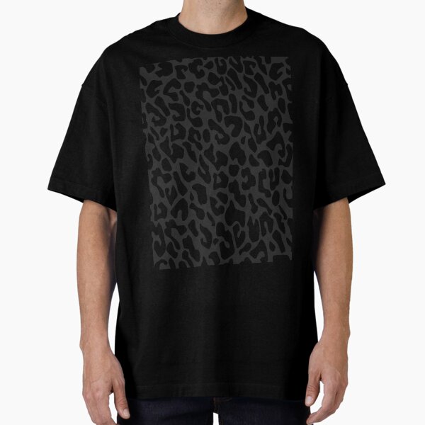 Black leopard print T-Shirt