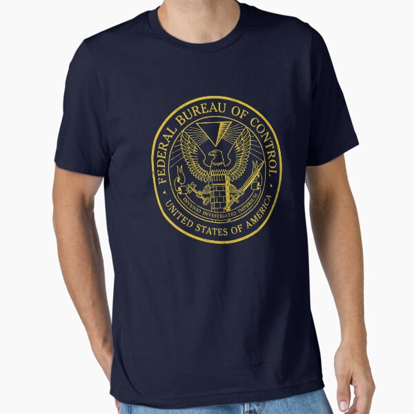 Federal Bureau of Control | Control Game Logo | Distressed Logo T-Shirt