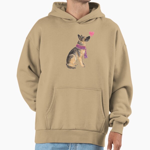 Watercolour German Shepherd Hoodie