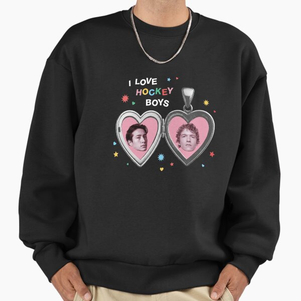 Heated Rivalry I love Hockey Boys Sweatshirt