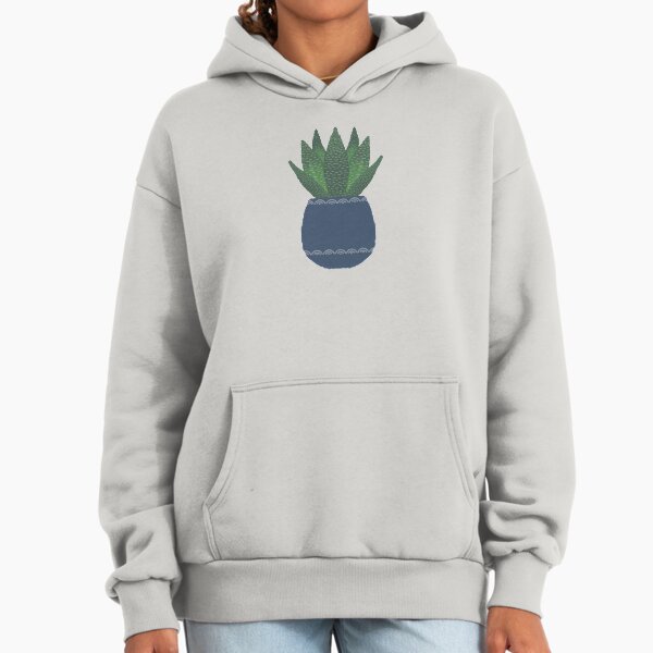Haworthia in Japanese Pot Hoodie