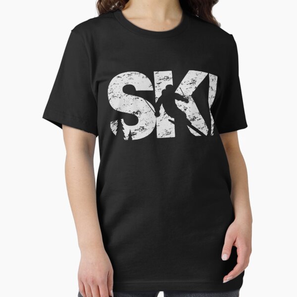 Ski Cool Skiing Style Alpine Skier T-Shirt