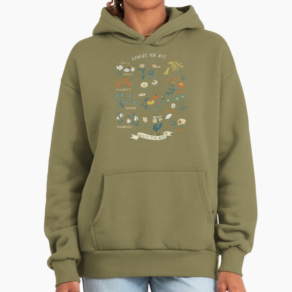 Flowers For Bees (Color) Hoodie
