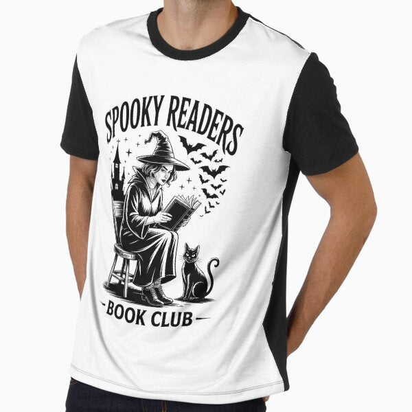 Halloween Spooky Season Fall Trendy Halloween SPOOKY READERS BOOK CLUB Graphic T-Shirt