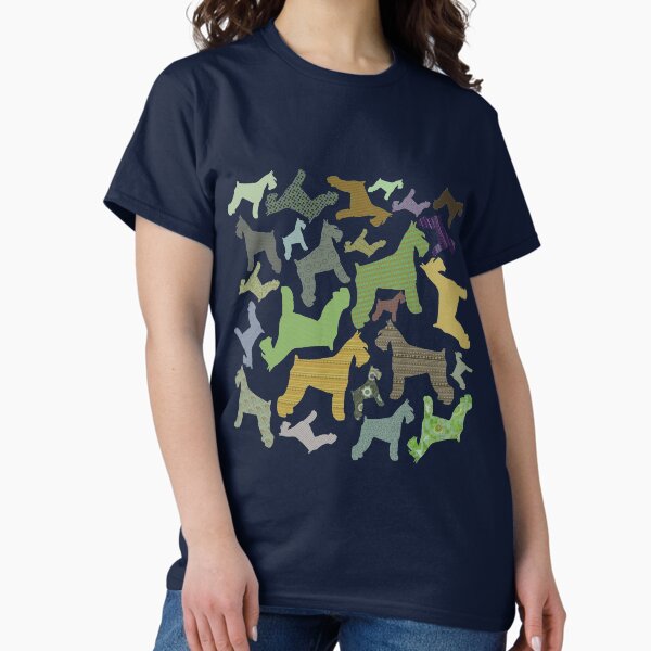 Schnauzer pattern *black* T-Shirt