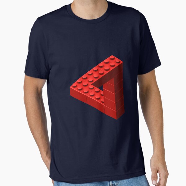Escher Toy Bricks - Red T-Shirt