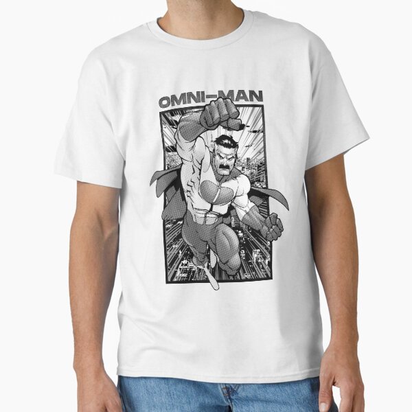 Omni-Man Black and White T-shirt T-Shirt