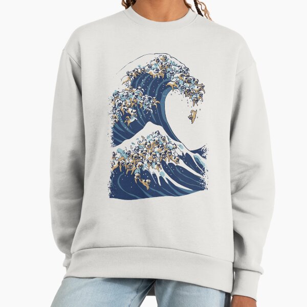 The Great Wave of Pug Sweatshirt