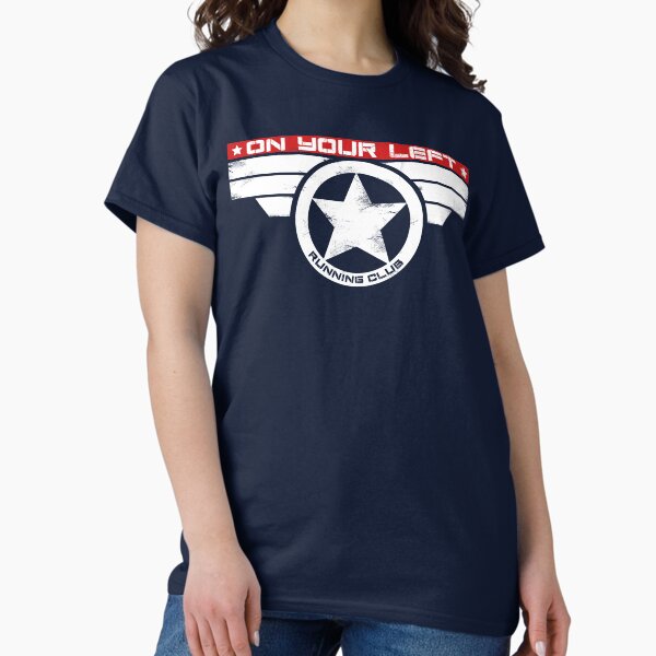 "On Your Left Running Club" Hybrid Inverted T-Shirt