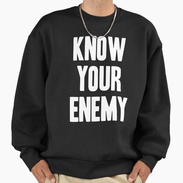 Know Your Enemy, white Sweatshirt
