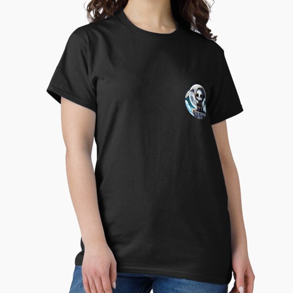 Grim Reaper is meditating on the cliff T-Shirt