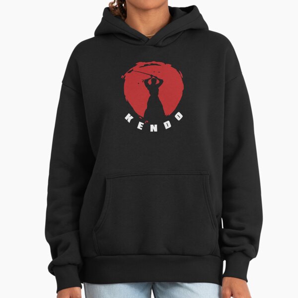 Kendo Kenjutsu Japanese Martial Arts Kendoka Silhouette Hoodie