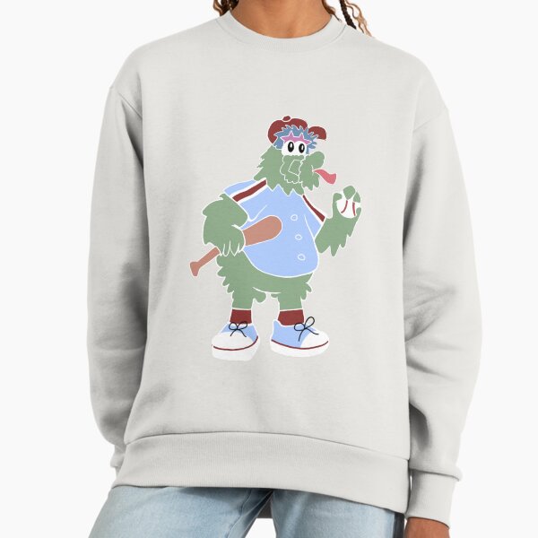 Philly Phanatic in Blue Jersey Cartoon Sweatshirt