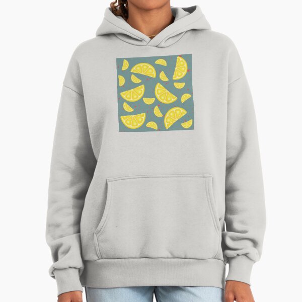 Summer Lemon Slice Pattern Hoodie