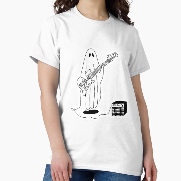 Sheet Ghost Playing Bass T-Shirt
