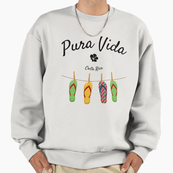 Pura Vida Costa Rica Flip Flops Sweatshirt