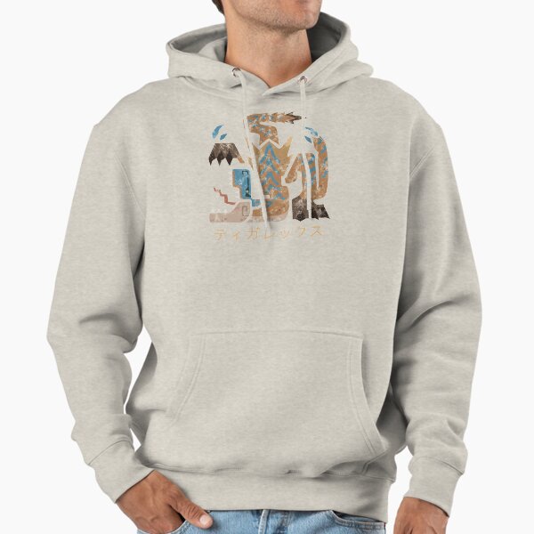 Monster Hunter World Iceborne Tigrex Kanji Icon Hoodie