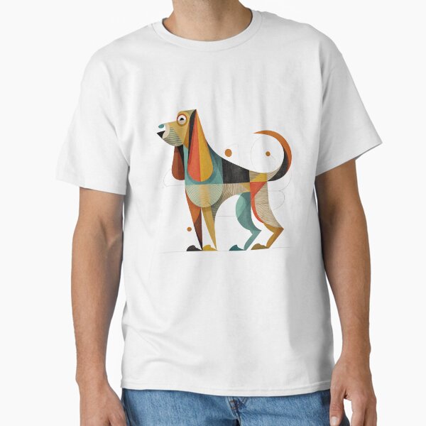 Mid century modern Bloodhound T-Shirt