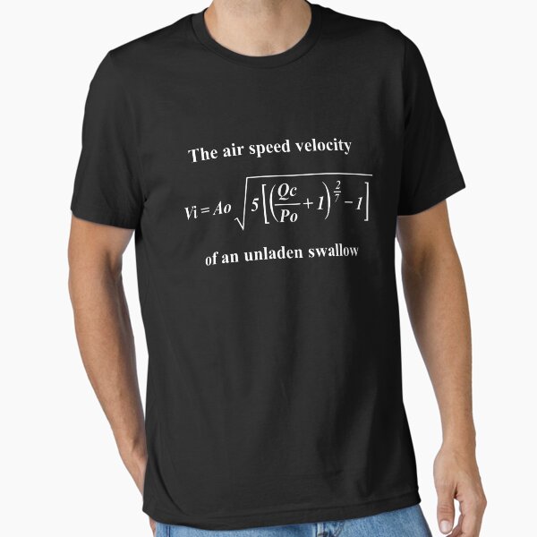 The Airspeed Velocity of an Unladen Swallow T-Shirt