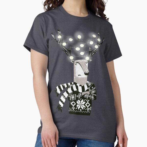 Christmas Bright Reindeer T-Shirt