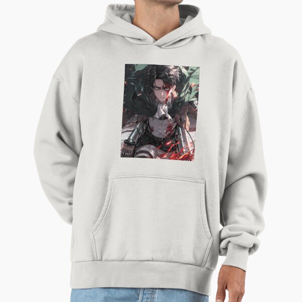Dark Anime Warrior Battle Illustration Hoodie