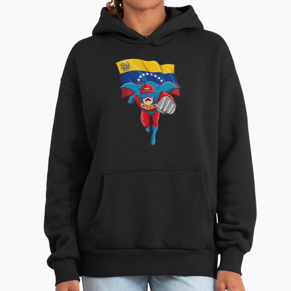 Superbigote Venezuelas Superhero Protector Hoodie