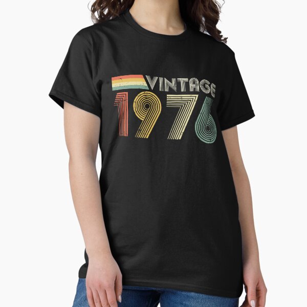 Vintage 1976, 50th Birthday Gift (Distressed Design) T-Shirt