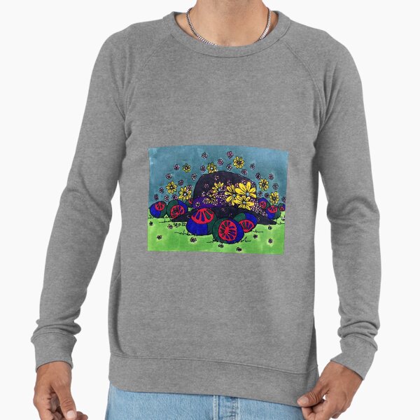 Hat, eggs, flowers Lightweight Sweatshirt