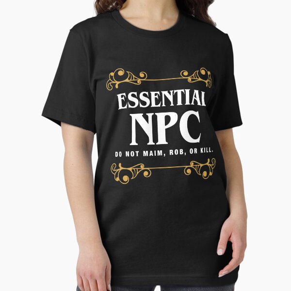 Essential NPC Non-Playable Character Gaming T-Shirt