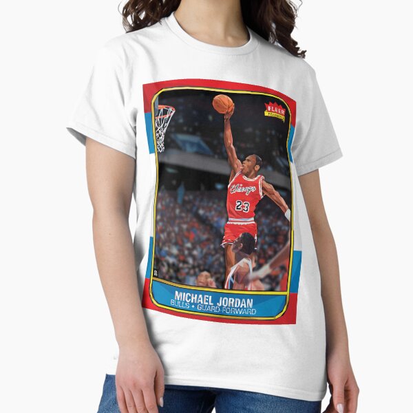 MJ rookie basketball card remade with over 1,800 triangles T-Shirt