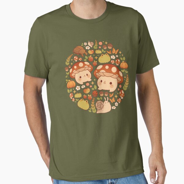 Happy mushroom and frog fall T-Shirt